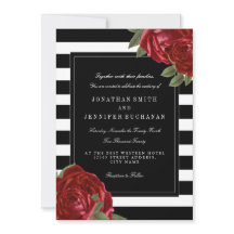 Modern Black and White Rand Bröllop Suite