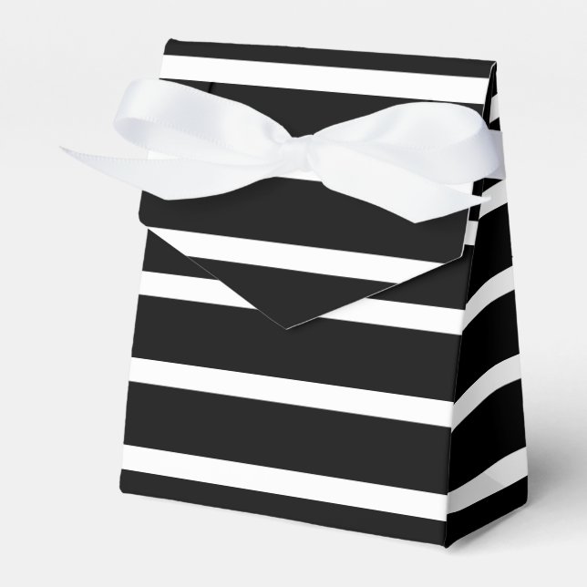 Modern Black and White Rand Presentaskar (Framsidan Sidan)