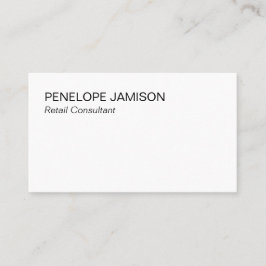 Modern Black and White  Visitkort