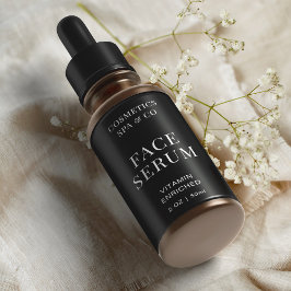 Modern Black Ansikte Serum Dropper Cosmo Flaska Wr Fraktsedel