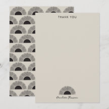 Modern Black & Beige Sunset Abstrakt Art Mönster