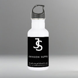 Modern Black Business Anpassningsbar Company Logot