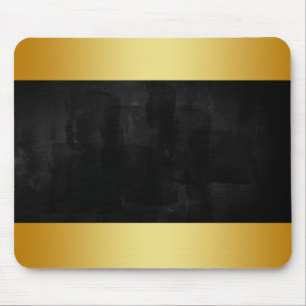 Modern Black Chalkboard med Guld Badge Musmatta