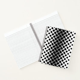 Modern Black Dissolving Square Block Mönster