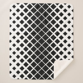 Modern Black Dissolving Square Block Mönster