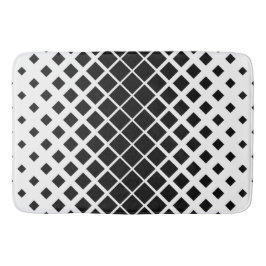 Modern Black Dissolving Square Block Mönster Badrumsmatta