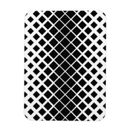 Modern Black Dissolving Square Block Mönster Magnet