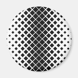 Modern Black Dissolving Square Block Mönster Magnet