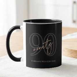 Modern Black Gold 90-årsfest Mugg