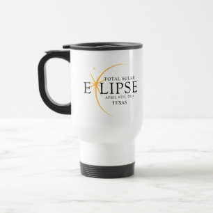 Modern Black & Guld 2024 Texas Total Solar Eclipse Resemugg