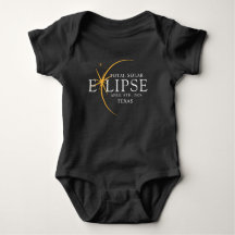 Modern Black & Guld 2024 Texas Total Solar Eclipse