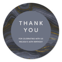 Modern Black & Guld Agate Stone Abstrakt Tack