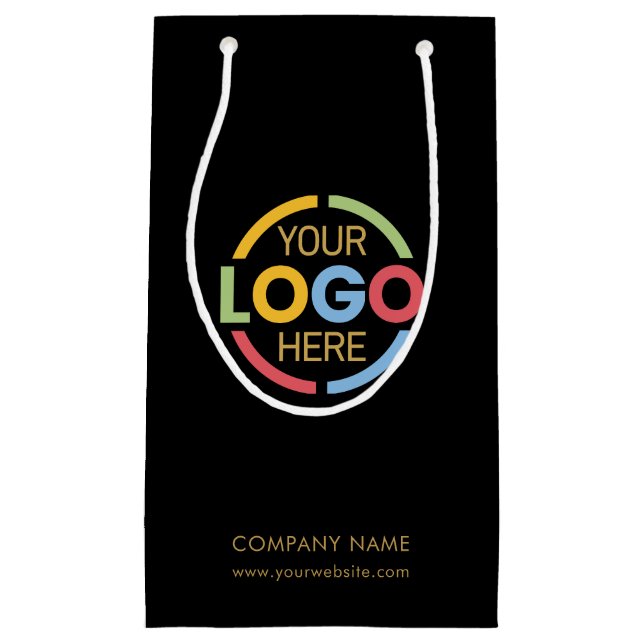 Modern Black Guld Corporate Business Logotyp (Framsidan)