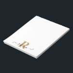 Modern Black Guld Monogram Hand Namn Anteckningsblock<br><div class="desc">Modern, snyggt anteckningsblock personlig med ett monogram eller initialer i guld och namn i ett handskript i elegant, chic i svart. ÄNDRINGAR: Ändra textteckensnittet stil, färg, storlek och placering för en anpassningsbar genom att klicka på CUSTOMIZE YTTERLIGARE grund i avsnittet PERSONALIZE. Kontakta designern via Zazzle-Chattan eller makeitaboutyoustore@gmail.com om du vill...</div>