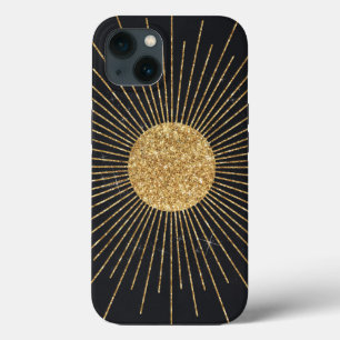 Modern Black Guld Shining Sol