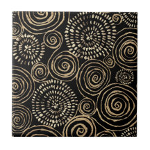 Modern Black Guld Silver