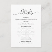 Modern Black Hand Lettered-design, Bröllop-detalje