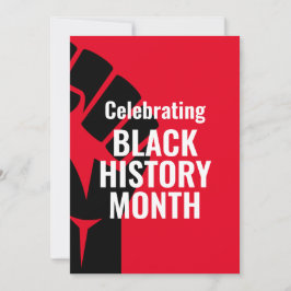 Modern BLACK HISTOY MÅNAD Julkort
