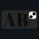 Modern black initial minimal contemporary<br><div class="desc">Modern black initial minimal contemporary Case-Mate
A gift for you and your friends who love custom style. Modern black initial minimal contemporary Case-Mate iPhone case
monogram, modern, minimal bestseller, gift for her, christmas, birthday, contemporary, custom initial, gifts for friends, black</div>
