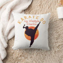 Modern Black Japan Karate Silhouette Martial Arts