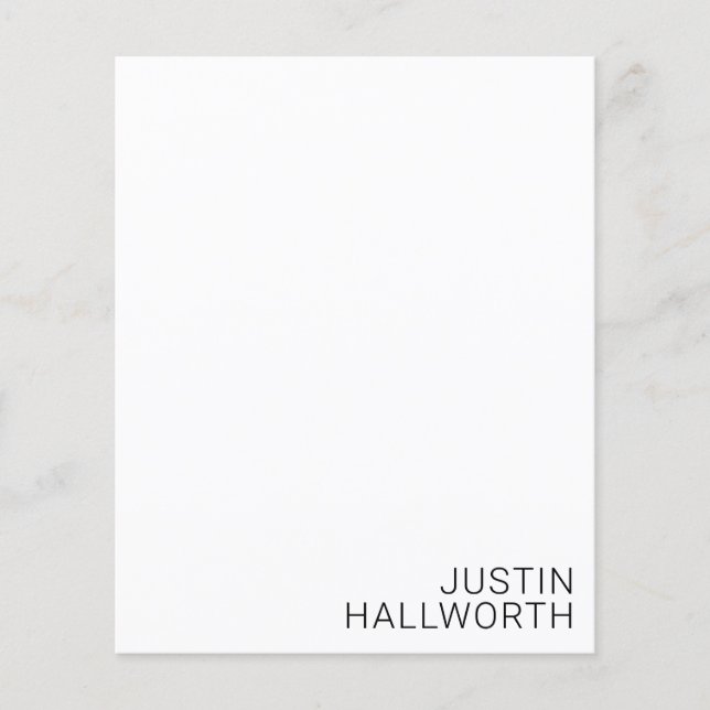 Modern Black Namn på White (Framsida)