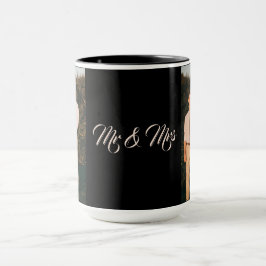 Modern Black och Newly Weds par Photo Mugg