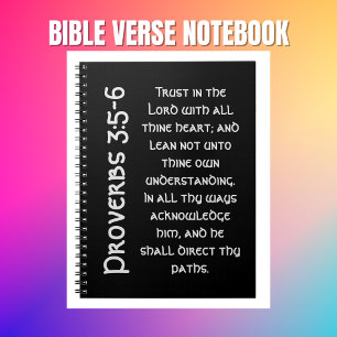 Modern Black Proverbs Bible Study Anteckningsbok