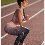 Modern Black & Rosa Glitter Sparkles Leggings<br><div class="desc">Modern Black & Rosa Glitter Sparkles</div>