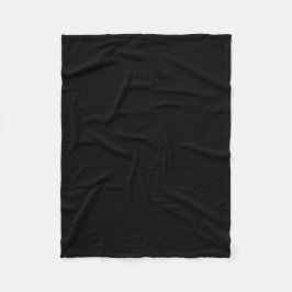 Modern Black Solid färg Simece Blanket Fleecefilt