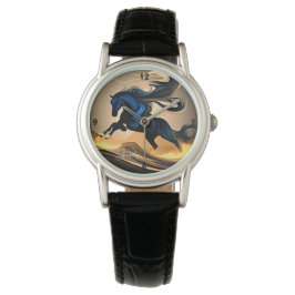 Modern Black Stallion i Desert Armbandsur