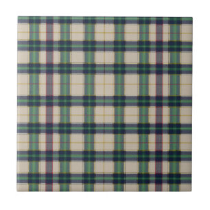 Modern Black Watch Tartan Play Classic Blue Kakelplatta