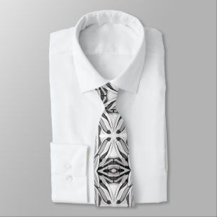 Modern Black White-Abstrakt Geometric Mönster Slips