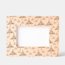 Modern Black White Julgran Mönster