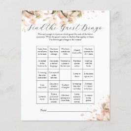 Modern Black White Möhippa Hitta gästen Flygblad