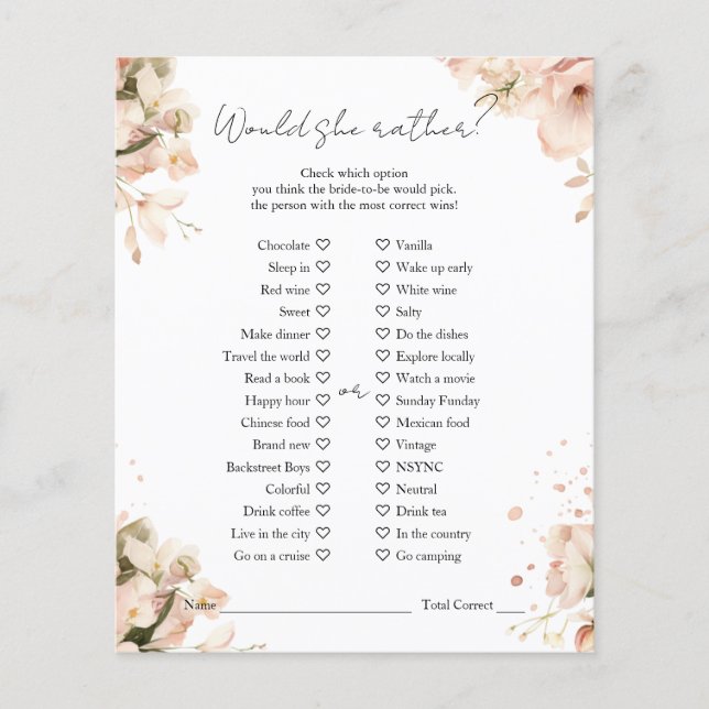 Modern Black White-Möhippa skulle hon hellre. Flygblad (Framsidan)