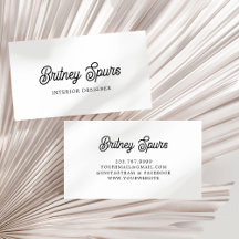 Modern Black White Personlig Monogram och Namn