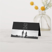 Modern Black & White Script par Photo Bröllop