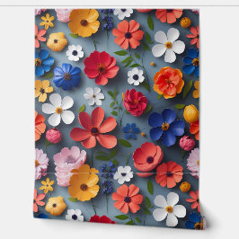 Modern blandning av Blommigtar och matcha Papper b