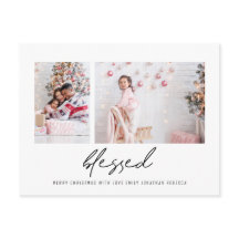 Modern blankt 2 foton Skriptjul