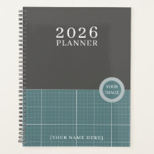Modern Blåprint Rutnäts Planerare PR01