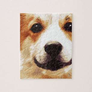 modern blåst walesisk Corgi Pussel