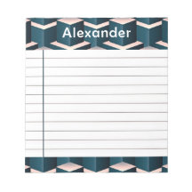 Modern blått kvadratur, geometriskt Mönster anpass