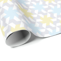 Modern blått och Gult PinWheel Tessellation