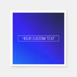 Modern Blått och Lila Gradient Ombre Pappersservett