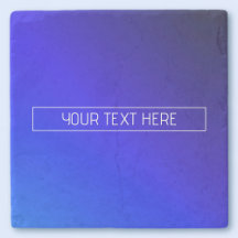 Modern Blått och Lila Gradient Ombre