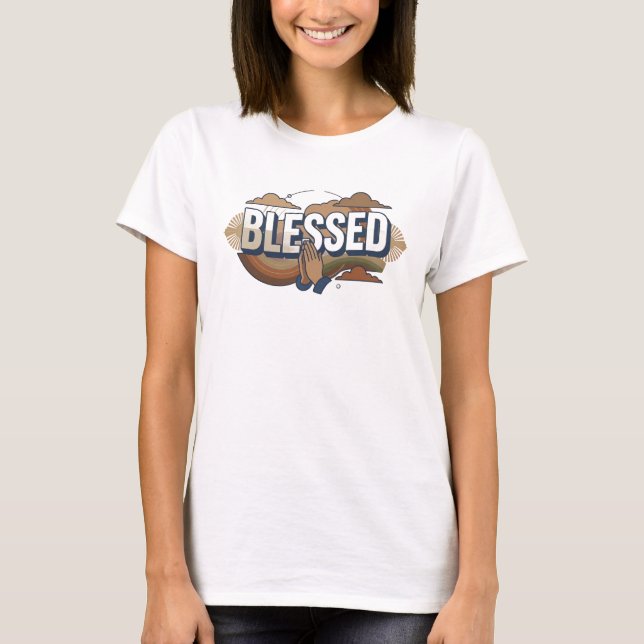 Modern BLESSAD 2D Originaldesign T Shirt (Framsida)