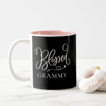 Modern Blessed Grammy Kaffemugg