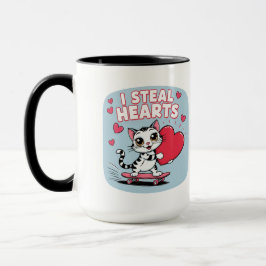 Modern bli min Valentine Mugg för Par