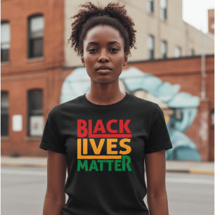Modern BLM Black History Stolthet Kläder T Shirt