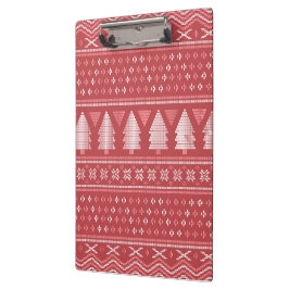 Modern Blocky Christmas Tree Pattern